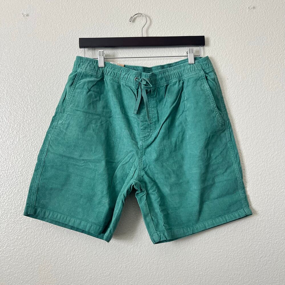 Prana Mens Canyon Camp Short in Cove Green Corduroy 1968941